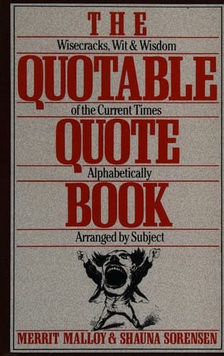 Portada de The Quotable quote book