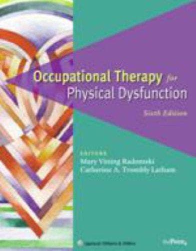 Portada de Occupational Therapy for Physical Dysfunction