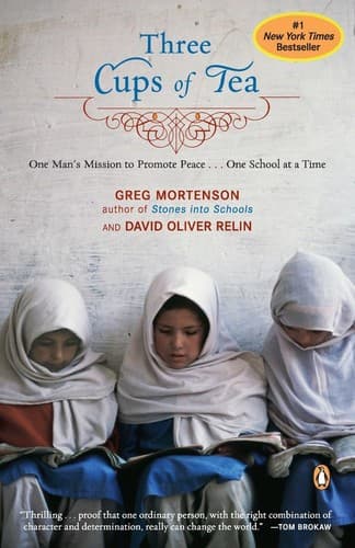 Portada de Three cups of tea