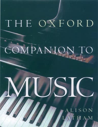 Portada de The Oxford companion to music