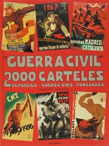 Portada de La guerra civil en 2000 carteles