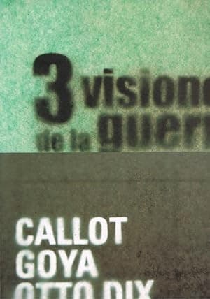 Portada de 3 visiones de la guerra