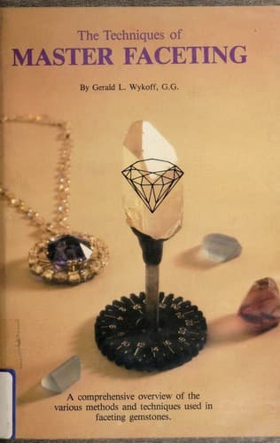 Portada de The techniques of master faceting