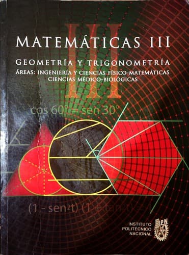 Portada de Matemáticas III: Geometría y Trigonometría