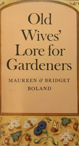 Portada de Old Wives' Lore for Gardeners