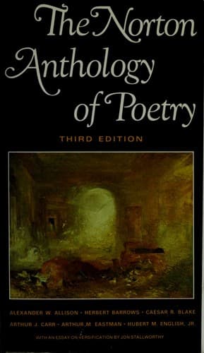 Portada de The Norton anthology of poetry