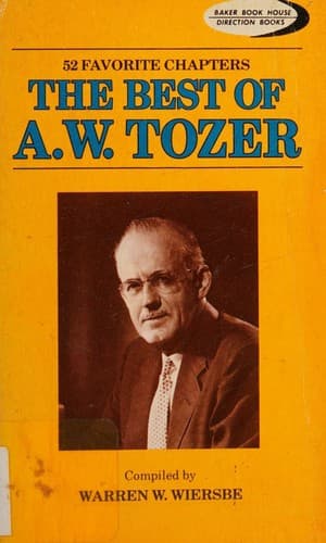 Portada de Best of A W Tozer