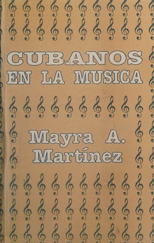 Portada de Cubanos en la música