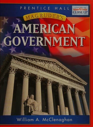 Portada de MAGRUDER' S AMERICAN GOVERNMENT (Magruder's American Government)