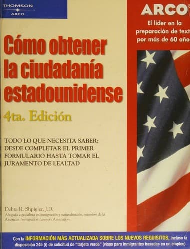 Portada de Cómo obtener la ciudadanía estadounidense