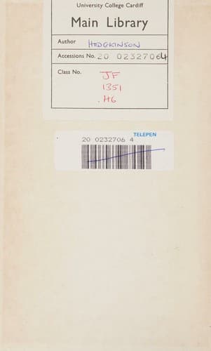 Portada de Towards a philosophy of administration