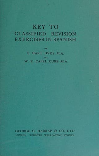 Portada de Key to classified revision exercises in Spanish