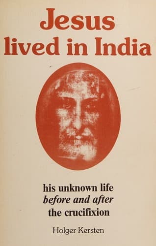 Portada de Jesus lived in India