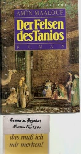 Portada de Der Felsen des Tanios