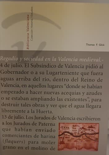 Portada de Regadío y sociedad en la Valencia medieval