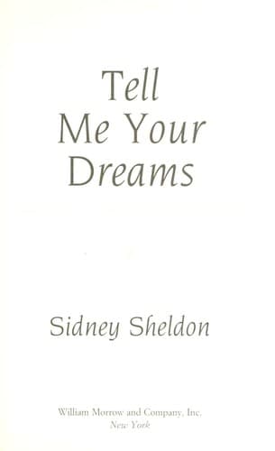 Portada de Tell me your dreams
