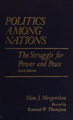 Portada de Politics among nations