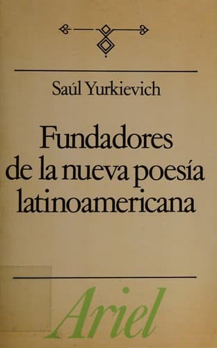 Portada de Fundadores de la nueva poesía latinoamericana
