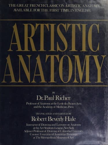 Portada de Artistic anatomy.