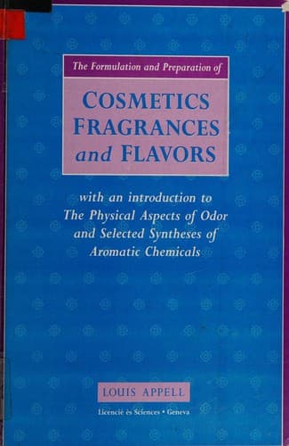 Portada de The Formulation and Preparation of Cosmetics, Fragrances and Flavors