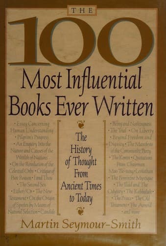 Portada de The 100 most influential books ever written