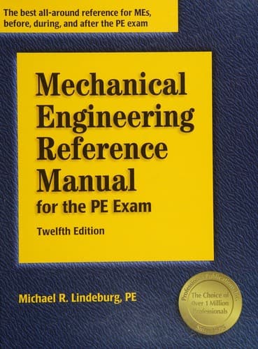 Portada de Mechanical engineering reference manual for the PE exam
