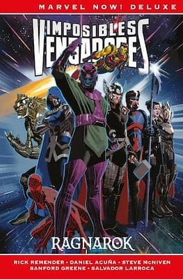 Portada de Marvel now! deluxe imposibles vengadores 2 Ragnarok
