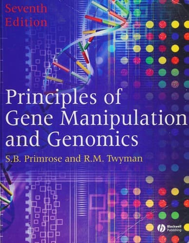 Portada de Principles of gene manipulation and genomics