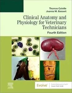 Portada de Clinical Anatomy and Physiology for Veterinary Technicians