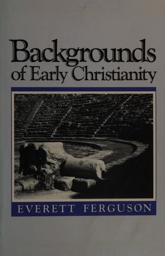 Portada de Backgrounds of early Christianity