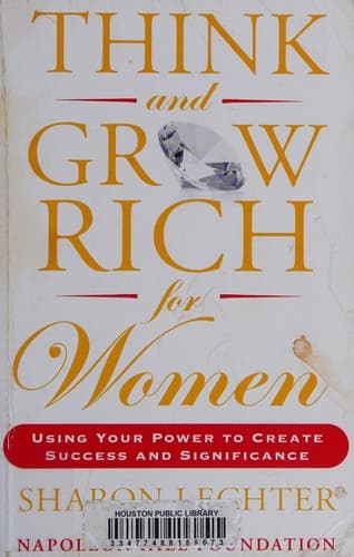 Portada de Think and grow rich for women