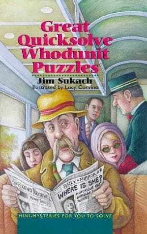 Portada de Great Quicksolve whodunit puzzles
