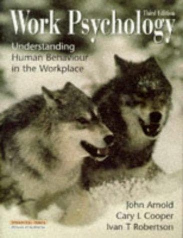 Portada de Work psychology