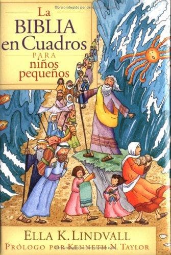 Portada de La Biblia en cuadros para ninos pequenos