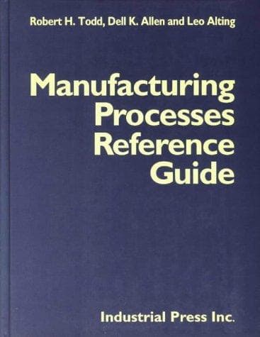 Portada de Manufacturing processes reference guide