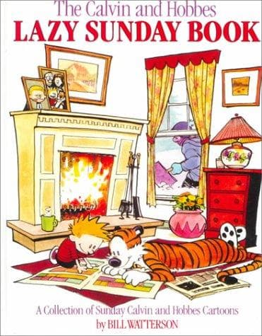 Portada de The Calvin and Hobbes Lazy Sunday Book
