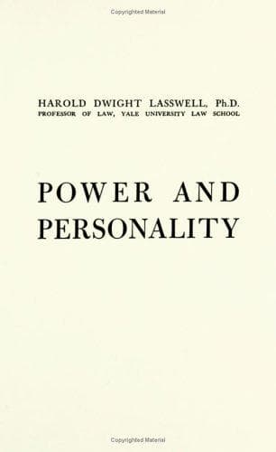 Portada de Power and personality