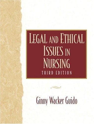 Portada de Legal and ethical issues in nursing