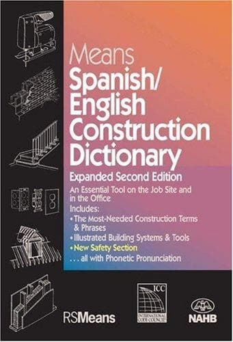 Portada de Means Spanish/English Construction Dictionary