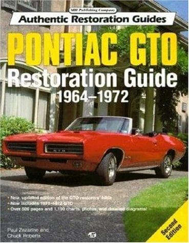 Portada de Pontiac GTO restoration guide, 1964-1972