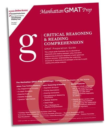 Portada de Critical Reasoning & Reading Comprehension GMAT Preparation Guide (Manhattan Gmat Prep)