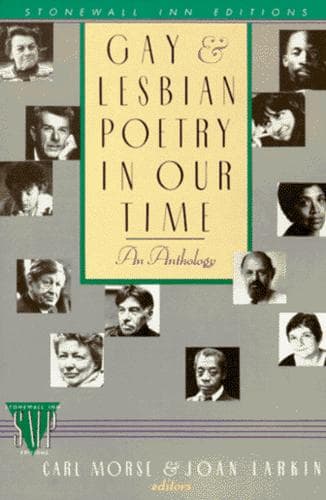 Portada de Gay and Lesbian Poetry in Our Time (Stonewall Inn Editions)