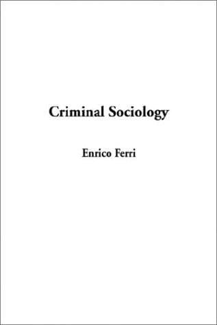 Portada de Criminal Sociology