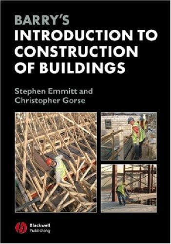 Portada de Barry's Introduction to Construction of Buildings