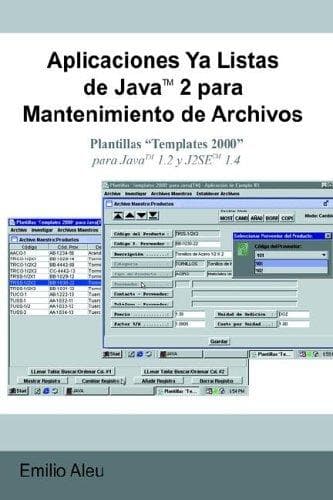 Portada de Aplicaciones Ya Listas de JavaT 2 para Mantenimiento de Archivos
