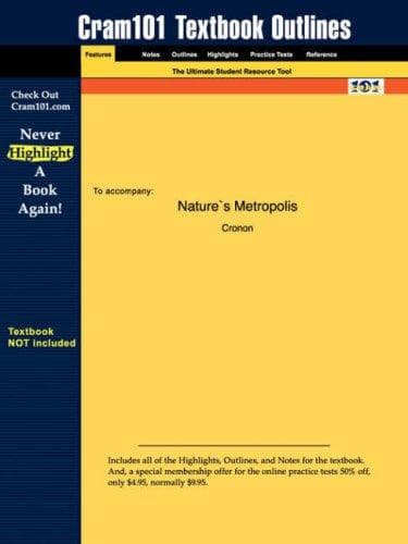 Portada de Nature`s Metropolis