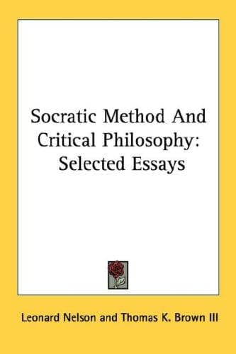 Portada de Socratic Method And Critical Philosophy