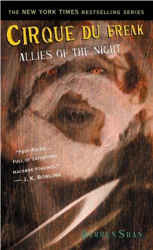 Portada de Cirque Du Freak #8: Allies of the Night: Book 8 in the Saga of Darren Shan (Cirque Du Freak: The Saga of Darren Shan)