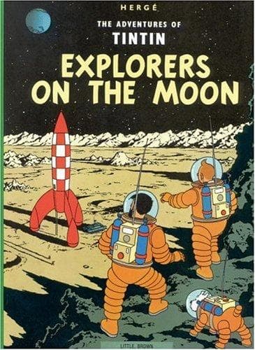 Portada de Explorers on the Moon (The Adventures of Tintin)