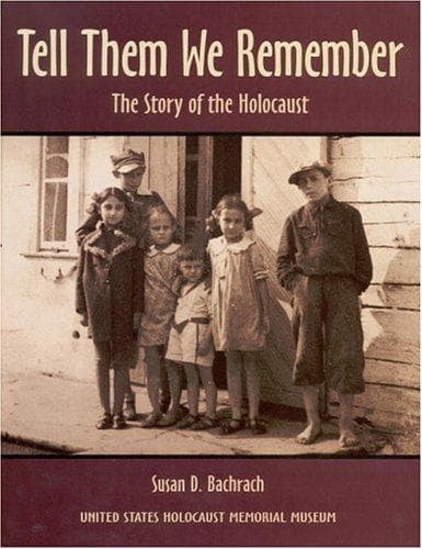 Portada de Tell them we remember